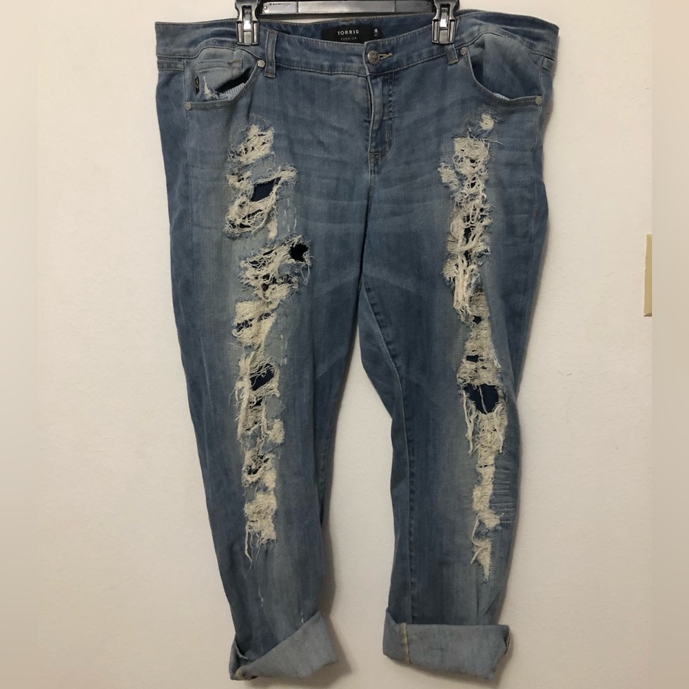Torrid size 20 boyfriend jeans
